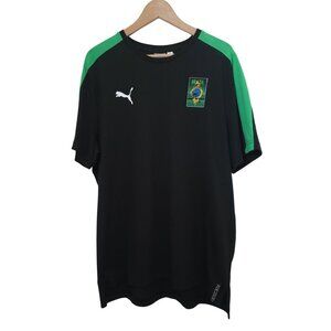 Puma Brazil Copa Americat7 Black-Kelly Green NEW LVLS Soccer Shirt Men's Sz XXL
